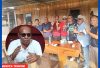Keluarga MS saat berada di Kediaman MS yang berlokasi Gorontalo. Selasa (20/10/2026).